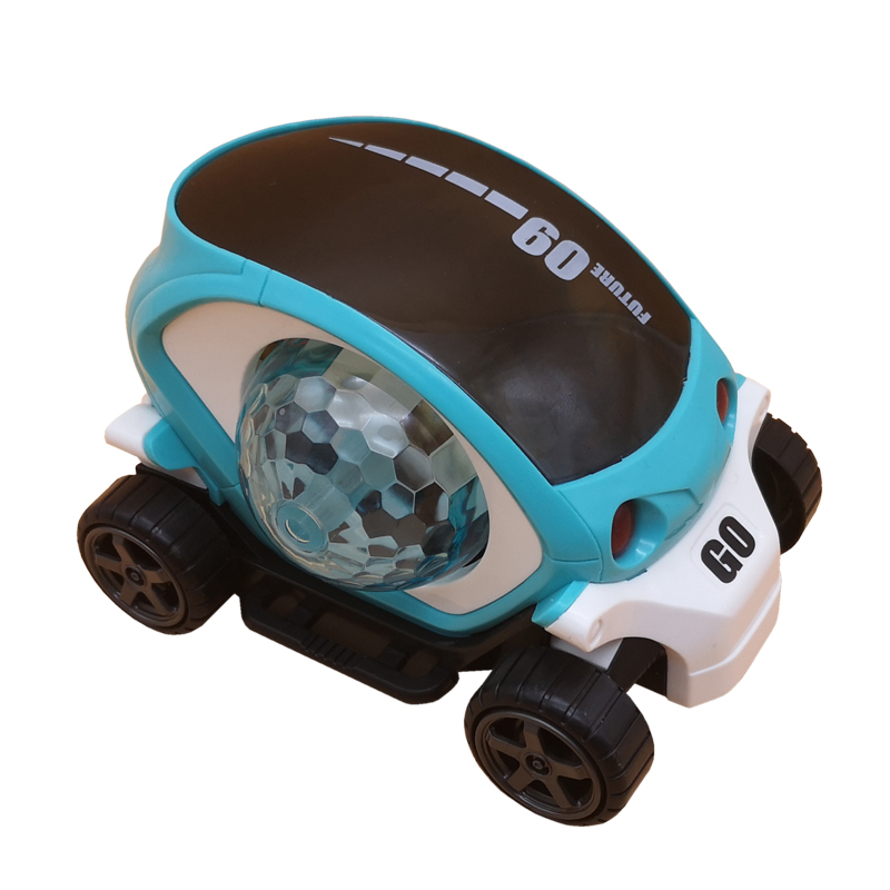 儿童电动玩具小汽车万向轮灯光音乐男女孩1-2-3岁宝宝卡通玩具车 - 图3