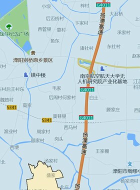 溧阳市地图1.15m常州市家用折叠高清办公室书房新款装饰画墙贴