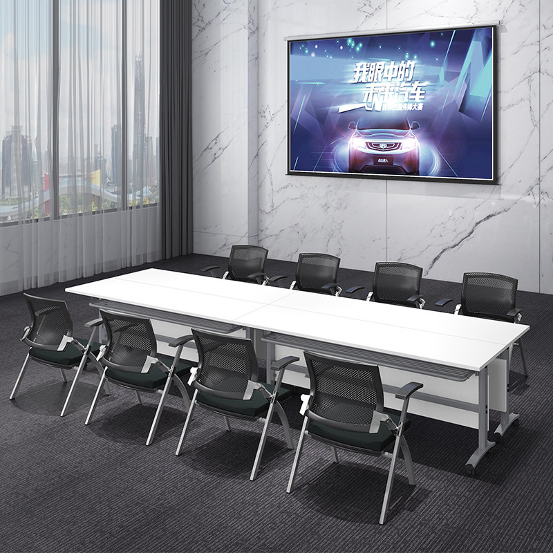 折叠培训桌辅导班拼接学生双人培训机构课桌椅组合活动长条会议桌,淘宝优惠券,粉丝福利购,淘宝优惠卷