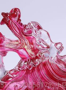 正品龙龟四神兽金钱龟摆件家居办公室工璃招琉财艺品书房玄关装饰