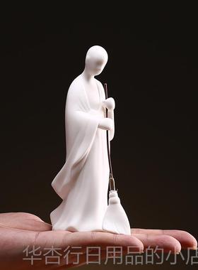 正品古意中武国风术历史人物饰品和尚陶创瓷客厅书房禅宗装饰景观