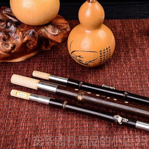 高档器云南特色民族乐葫芦丝紫调竹花梅扣型管专业演奏款C调B调GF - 图1