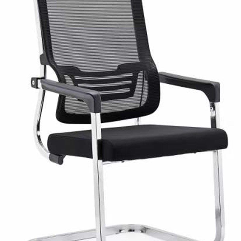 上恒左右黑白灰色网布弓形电脑职员椅会议椅结实耐用舒适办公椅子,淘宝优惠券,粉丝福利购,淘宝优惠卷