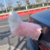 Voice controlled car electric tail prop car tail decoration electric fox plush small tail electric car tail