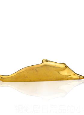 高档纯铜达摩镇尺车载铜摆件镇纸书房文镇尺房装工艺品饰书桌办公