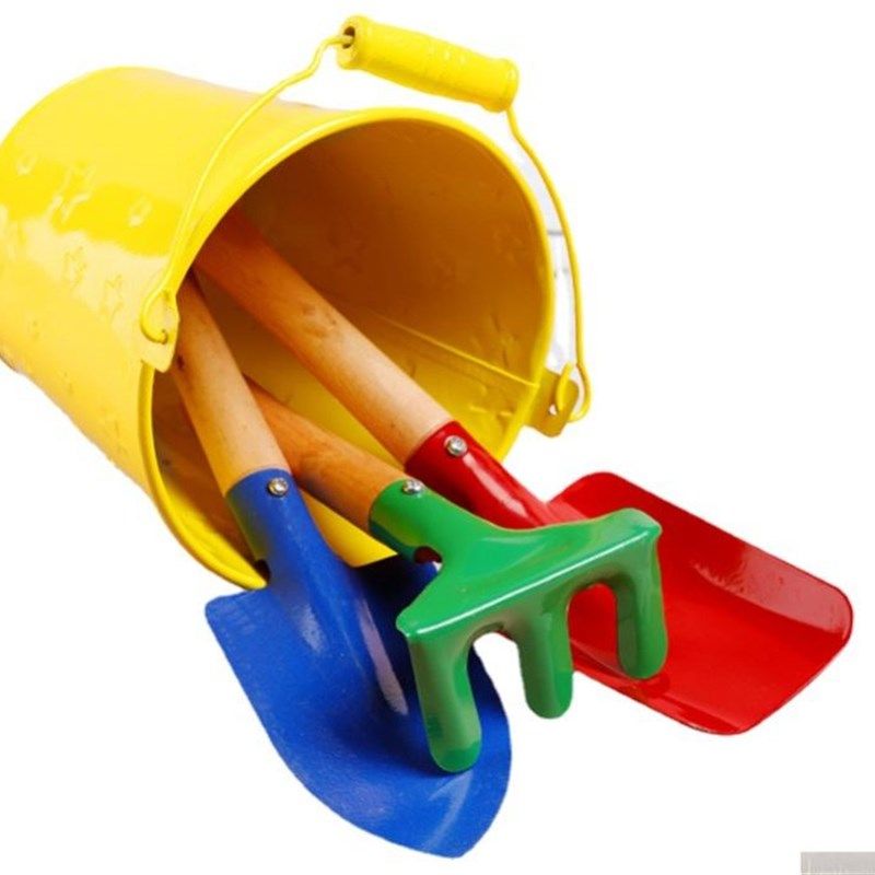 植树节小铲子铁锹木柄水桶幼儿园儿童园艺工具种植套装玩沙挖土栽,淘宝优惠券,粉丝福利购,淘宝优惠卷