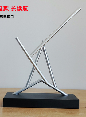 现代简约家居酒柜桌面招财装饰品牛顿摆件混沌摆永动机底座礼盒装