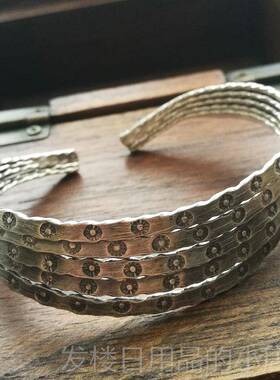 正品泰国清迈手工银新手个炼扭转覆古性化银首2饰025利基设计开放