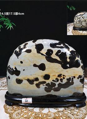 正品石草奇花石玉天然原石 国画 画石屏风画 画面观赏景观石 居装