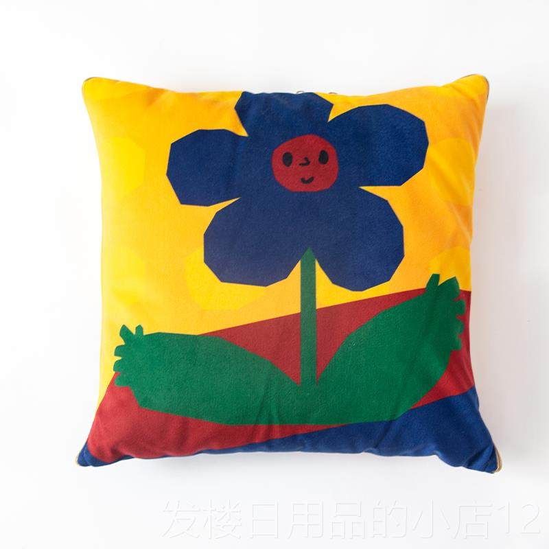 正品卡通侣抱枕枕被两用保绒暖抱情毯珊瑚法兰绒办公室午睡毯汽车 - 图3