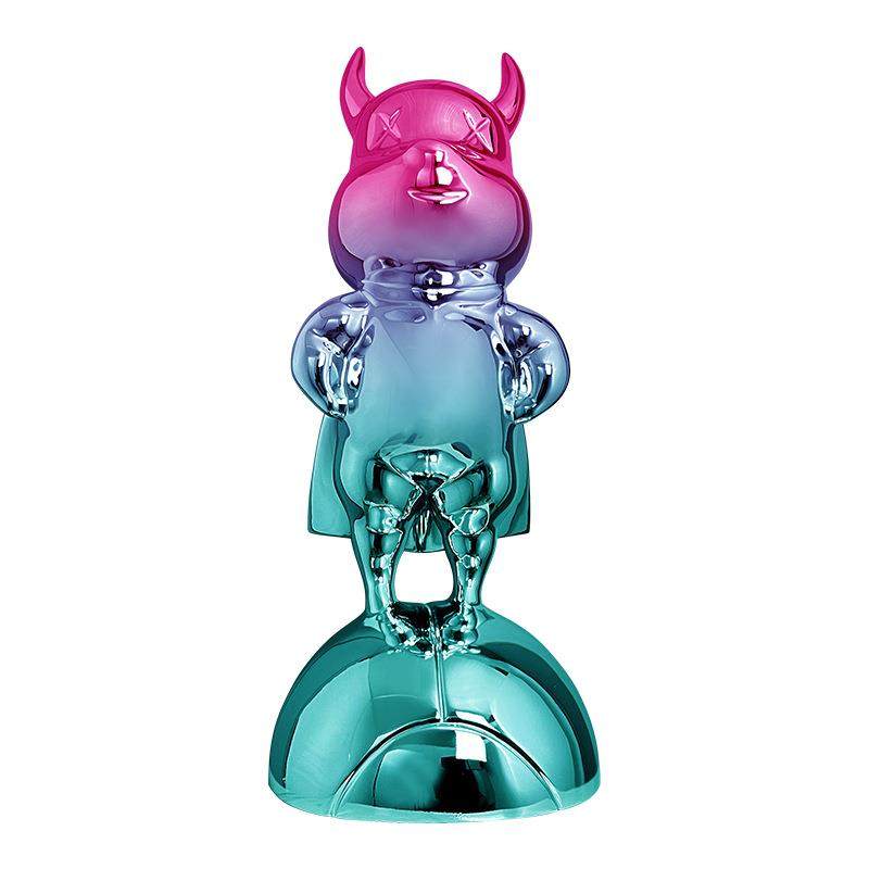 牛气冲树天CKI脂塑客厅家术居装饰酒店大堂艺品落地大摆件现代雕,淘宝优惠券,粉丝福利购,淘宝优惠卷