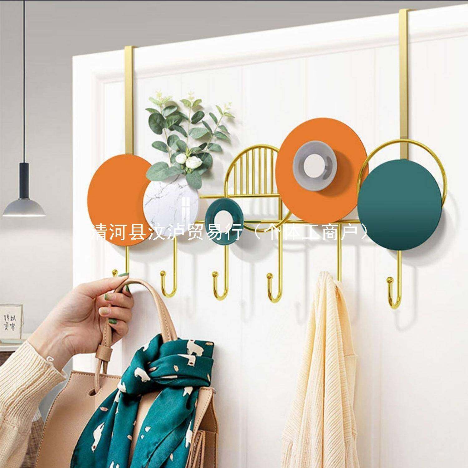 创意玄关墙上挂钩壁进门打MUI孔入户门收门口衣服挂衣架衣挂纳帽,淘宝优惠券,粉丝福利购,淘宝优惠卷