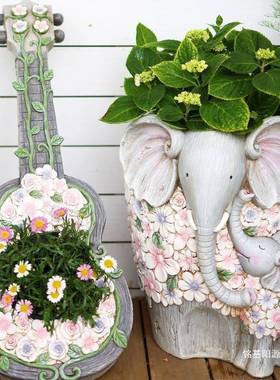 院象大意装饰摆件别墅园院子门口一对ALali-87阳台布置户外造景创