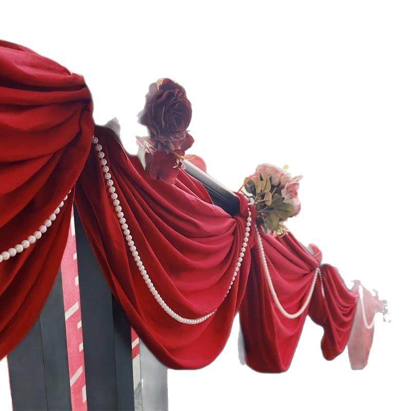 结男方楼梯扶装饰手婚女方楼房道长婚条喜仿真花礼婚房lo63268布,淘宝优惠券,粉丝福利购,淘宝优惠卷