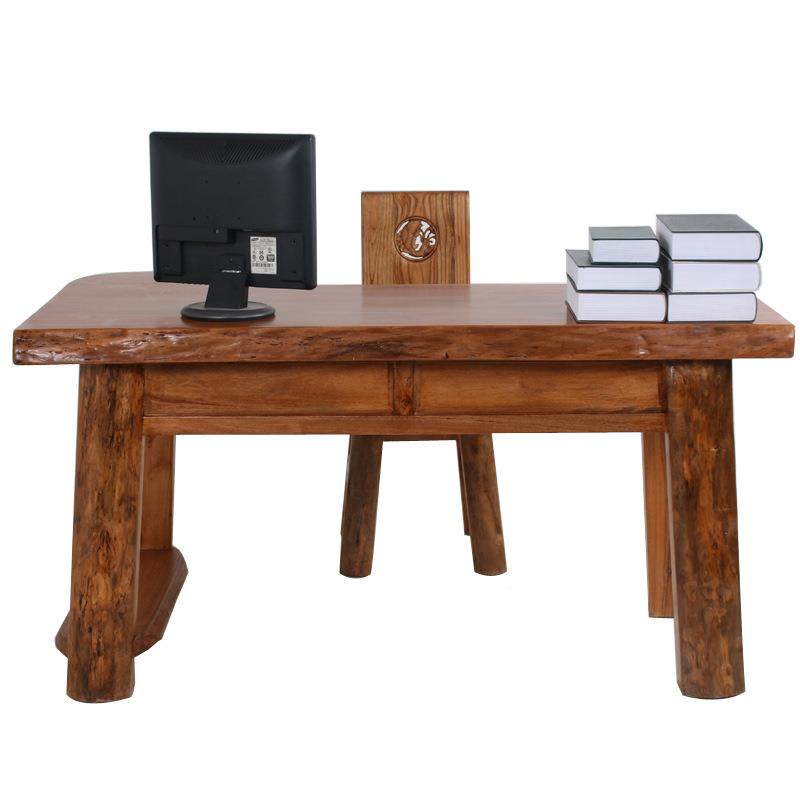生态实木式脑台樟木个性电脑桌现代电简FBU约实原木书桌家用台办,淘宝优惠券,粉丝福利购,淘宝优惠卷