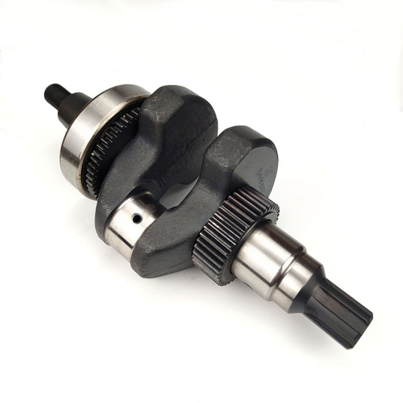 Air-cooled diesel engine crankshaft assembly generator accessories