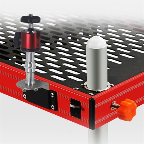 钓台灯架 钓鱼灯支架 夜钓灯灯架钓箱灯座万向钓灯插片式底座牢固 - 图0