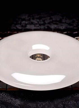 天然玉石平安扣摆件客厅博古架玉璧和氏璧装饰品乔迁客厅摆件