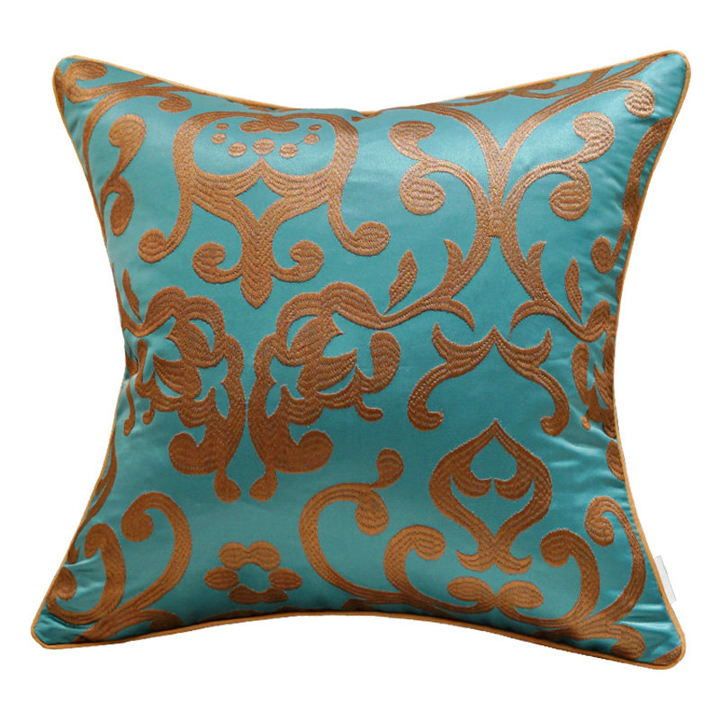 欧式绣花沙发抱枕套床头靠垫大号客厅腰枕长方形定制靠枕不含芯,淘宝优惠券,粉丝福利购,淘宝优惠卷