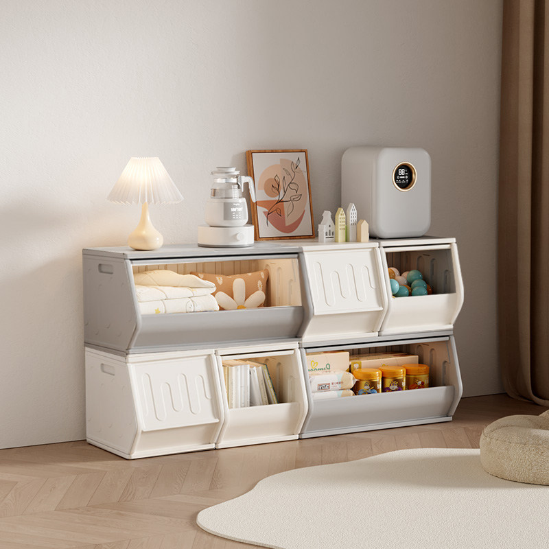 利幼儿童玩具收纳柜宝宝置物架客厅零食收纳盒多层储物叠加收纳箱,淘宝优惠券,粉丝福利购,淘宝优惠卷