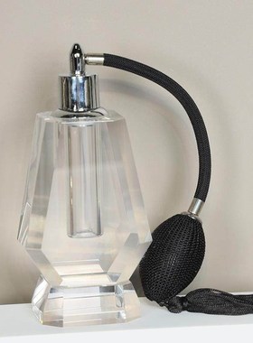 简约样板间香水瓶水晶瓶衣帽间搭配组合梳妆台装饰软装饰品摆件