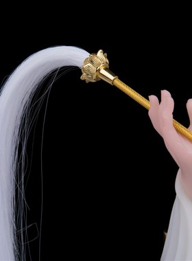 拂尘八卦葫芦浮尘合金法器太上老君扇子太乙鸿钧神像手里拿的配件