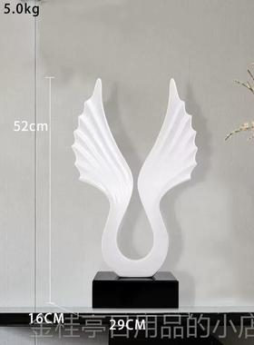 高档现代轻奢大宏图摆件客厅玄电视酒柜办公室家高级感档居展装关