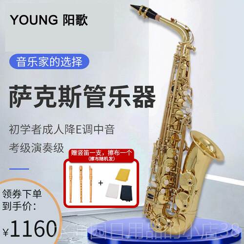 正品YOUNG阳歌降e调Y考AS-16风中音萨克学斯乐器级初者演奏包邮顺 - 图2