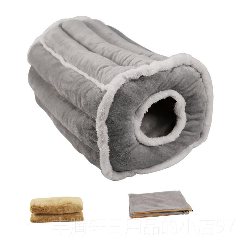 Authentic cat kennel, warm in season, small winter dog sleeping kennel, deep sleeping British and American short gradient cat sleeping bag house, semi-enclosed
