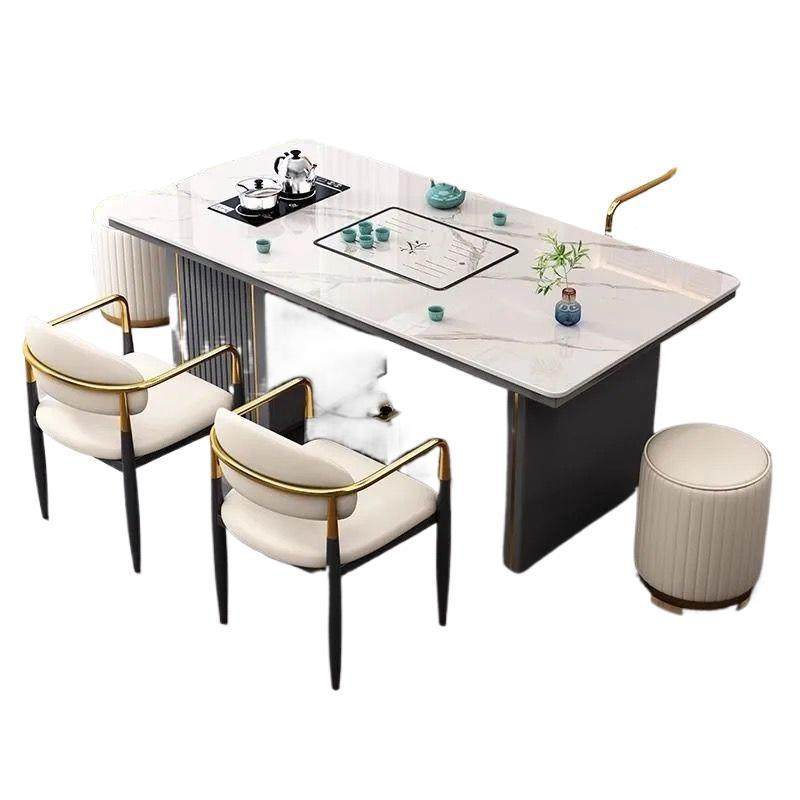 岩板茶桌一体一整套奢代简RRZ约家办公现室多功用能茶台椅泡茶阳,淘宝优惠券,粉丝福利购,淘宝优惠卷