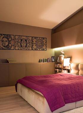 金墙术太阳241006和月亮墙壁装饰象抽线条绘图金属属墙饰月艺亮墙