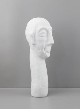 现代简塑约抽象艺房术人脸雕树摆件玄关酒店1363书电视柜家居装饰