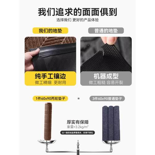 ?别墅入户门地202垫5Fh($p@vh脏新进门防滑门款垫门口地毯可擦洗 - 图2