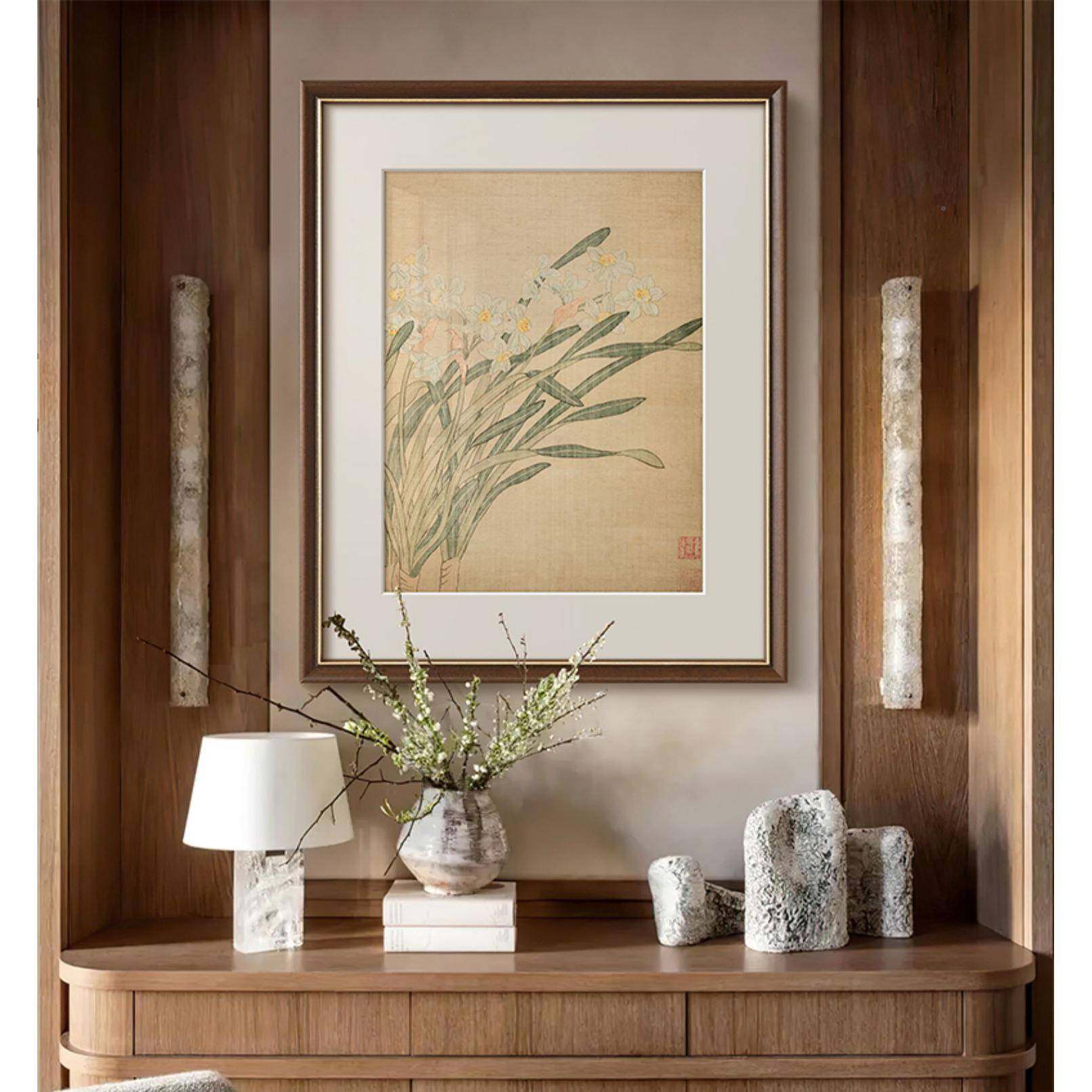 法式中国风复古客厅装饰卉新中式玄画柜关餐厅C-15卧室挂画古典花,淘宝优惠券,粉丝福利购,淘宝优惠卷