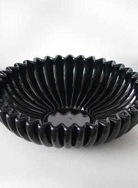 轻锯齿边水果碗摆WPZ抽术象艺贝壳造型收纳水果盘居家装件饰品摆