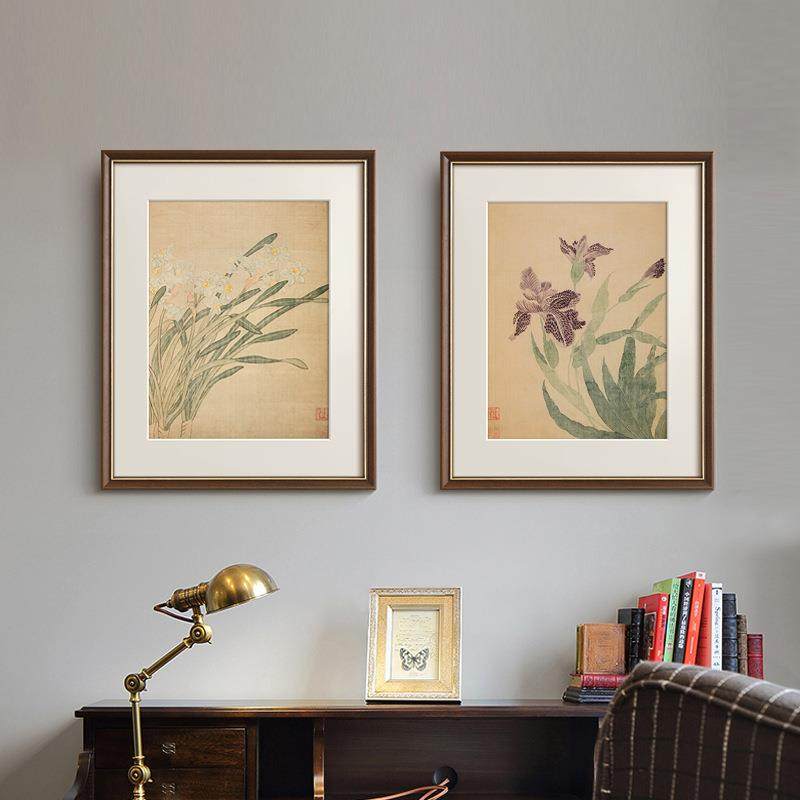 法式中国风复古客厅装饰卉新中式玄画柜关餐厅C-15卧室挂画古典花,淘宝优惠券,粉丝福利购,淘宝优惠卷