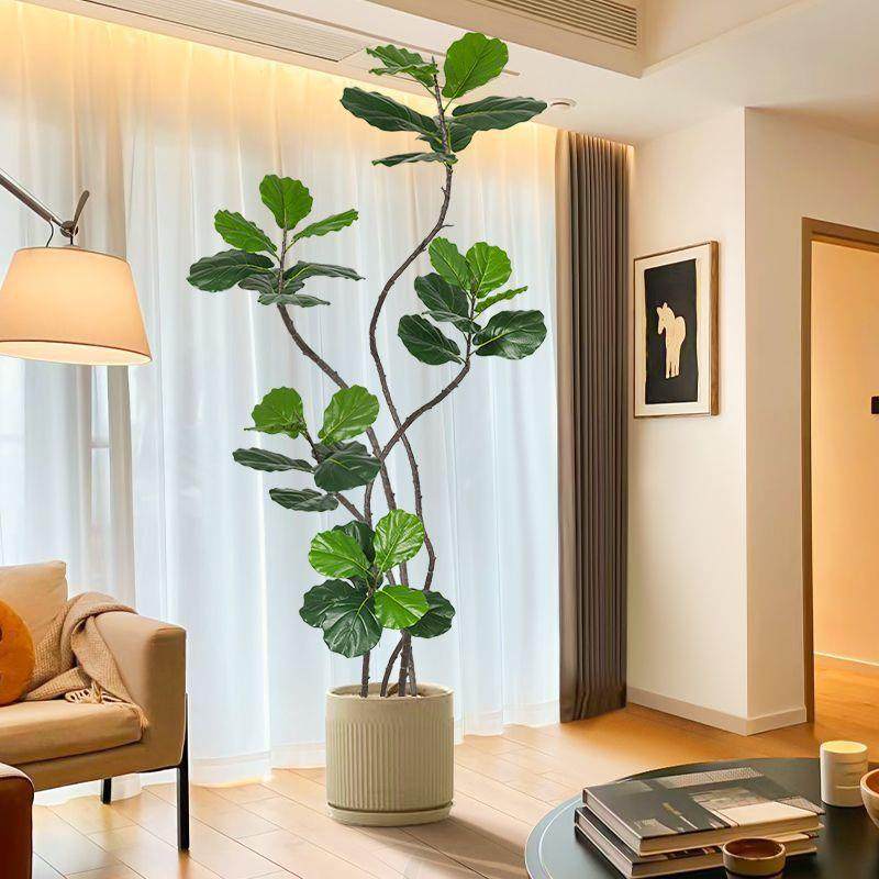 琴叶榕仿真绿植落地盆栽大型仿室生植物摆内件客厅轻花A2gcQXk4奢,淘宝优惠券,粉丝福利购,淘宝优惠卷