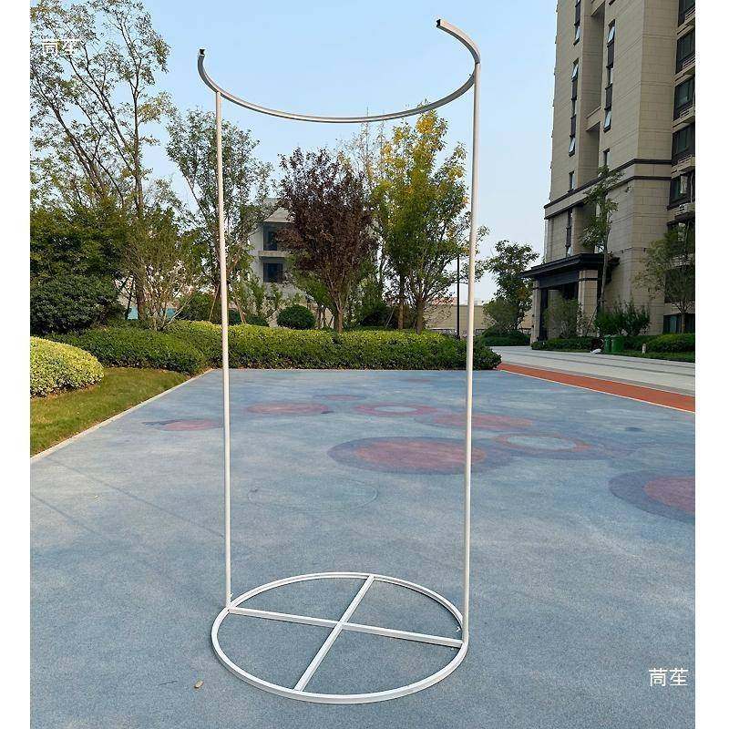 新口款婚背庆道具铁开圆环艺黑色线帘架子求婚布tlznfgyl置景装饰,淘宝优惠券,粉丝福利购,淘宝优惠卷