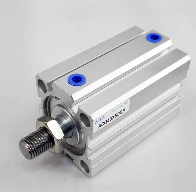 气动方型薄型气缸ACQ50X5X10X15X20X25X30X35X40X50X60X75X100S-B - 图1