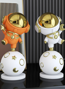 创意太空人宇航员小摆件客厅玄关电视柜酒柜装饰品家居办公室桌面