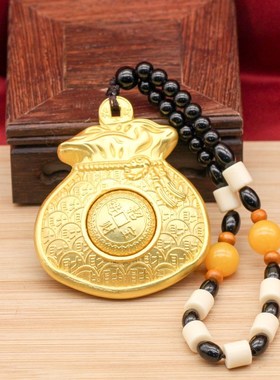 黄铜斧头实心浮雕龙纹福字双龙斧铜手把件家居摆件创意铜斧头礼品