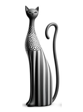 欧式意抽象画猫装饰佳节送礼脂工创艺品油卧室桌面玄关猫咪BQA树