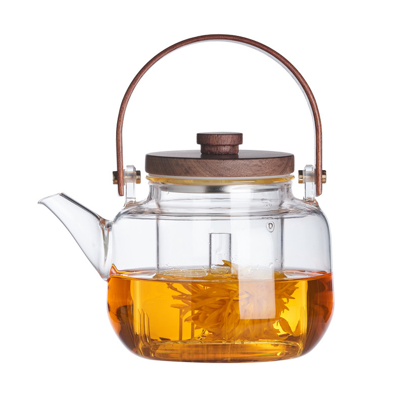 古道品茗 胡桃木电陶炉煮茶器玻璃烧水壶白茶煮茶壶小型电热茶炉,淘宝优惠券,粉丝福利购,淘宝优惠卷