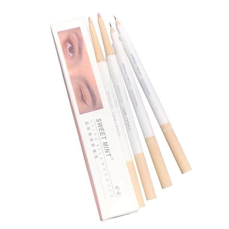 正品双头卧蚕笔女高光提亮两用珠光哑光卧蝉眼线液笔阴影勾勒眼脸,淘宝优惠券,粉丝福利购,淘宝优惠卷