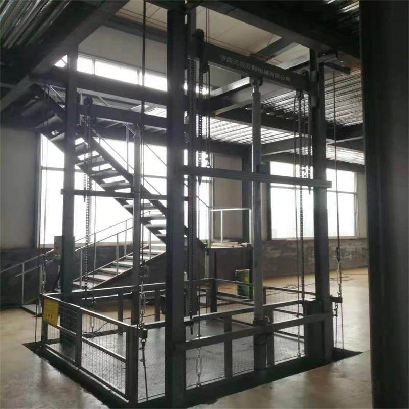 导轨链条式升降机导轨式固定施工升降机电动液压升降货梯,淘宝优惠券,粉丝福利购,淘宝优惠卷