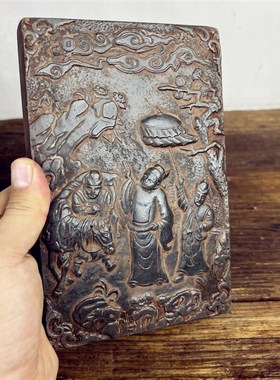 加厚款王家大院指日高升非遗金石传拓砖雕摆件文创研学拓片刻板