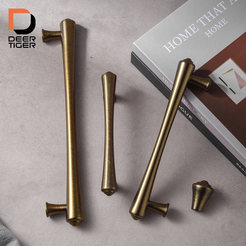 DEER TIGER衣柜门拉手现代简约橱柜鞋柜把手高品质轻奢重家具五金 - 图2