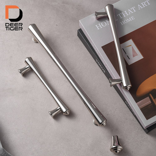DEER TIGER衣柜门拉手现代简约橱柜鞋柜把手高品质轻奢重家具五金 - 图1