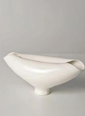 侘寂风抽象艺术花器样板间售楼处客厅餐厅复古花瓶摆件软装饰品