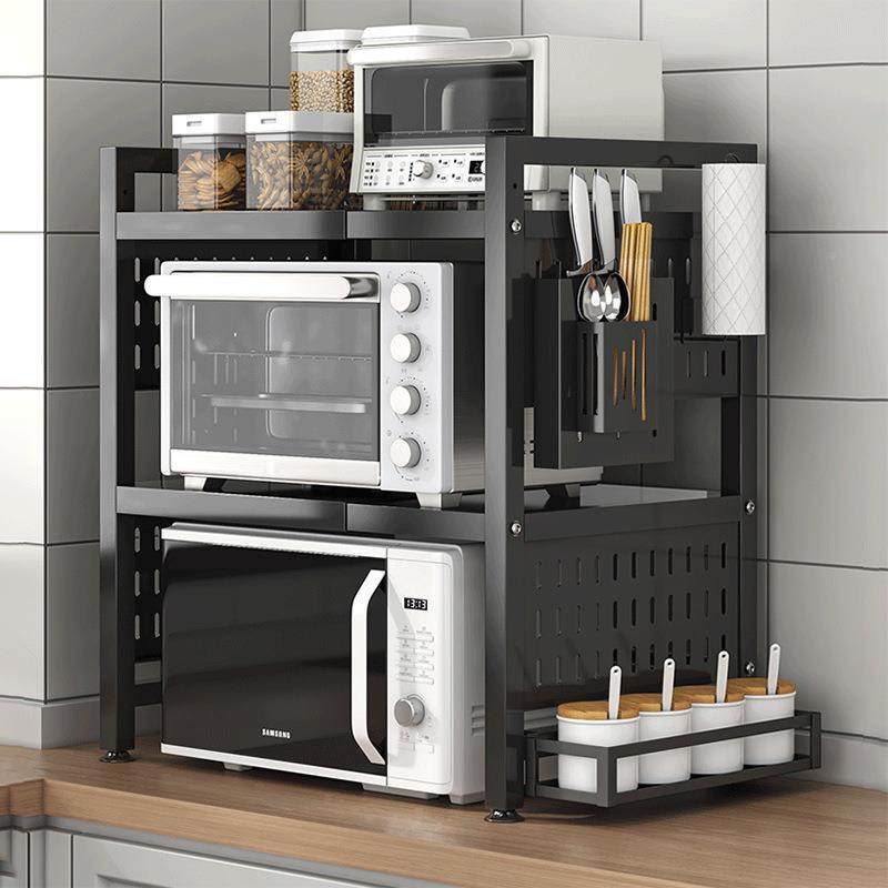 可缩微波炉架洞板用厨房置物架伸家台面分层加厚烤箱收纳洞HCZ架,淘宝优惠券,粉丝福利购,淘宝优惠卷